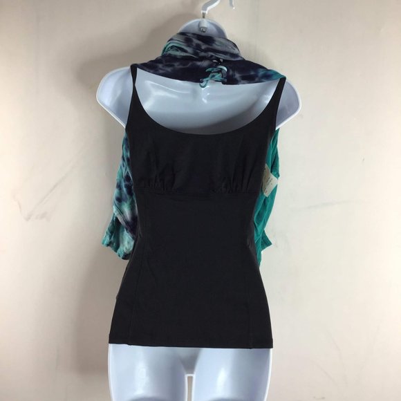 Miracle Body 2 Piece Set Top Navy Blue Size Small - Picture 6 of 9